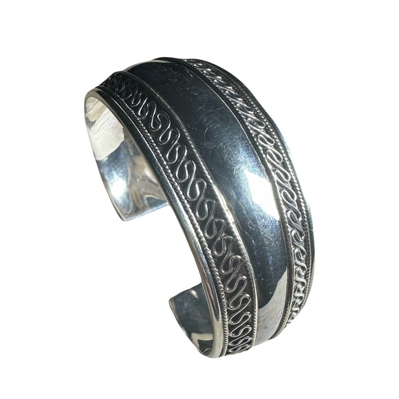 Vintage Sterling Silver Cuff Bracelet